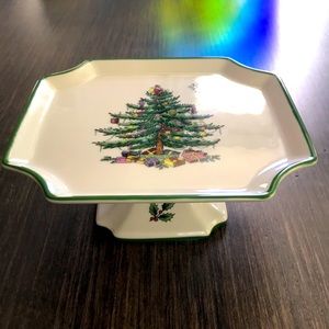 NWT Spode Christmas Mini Cake Stand in Box